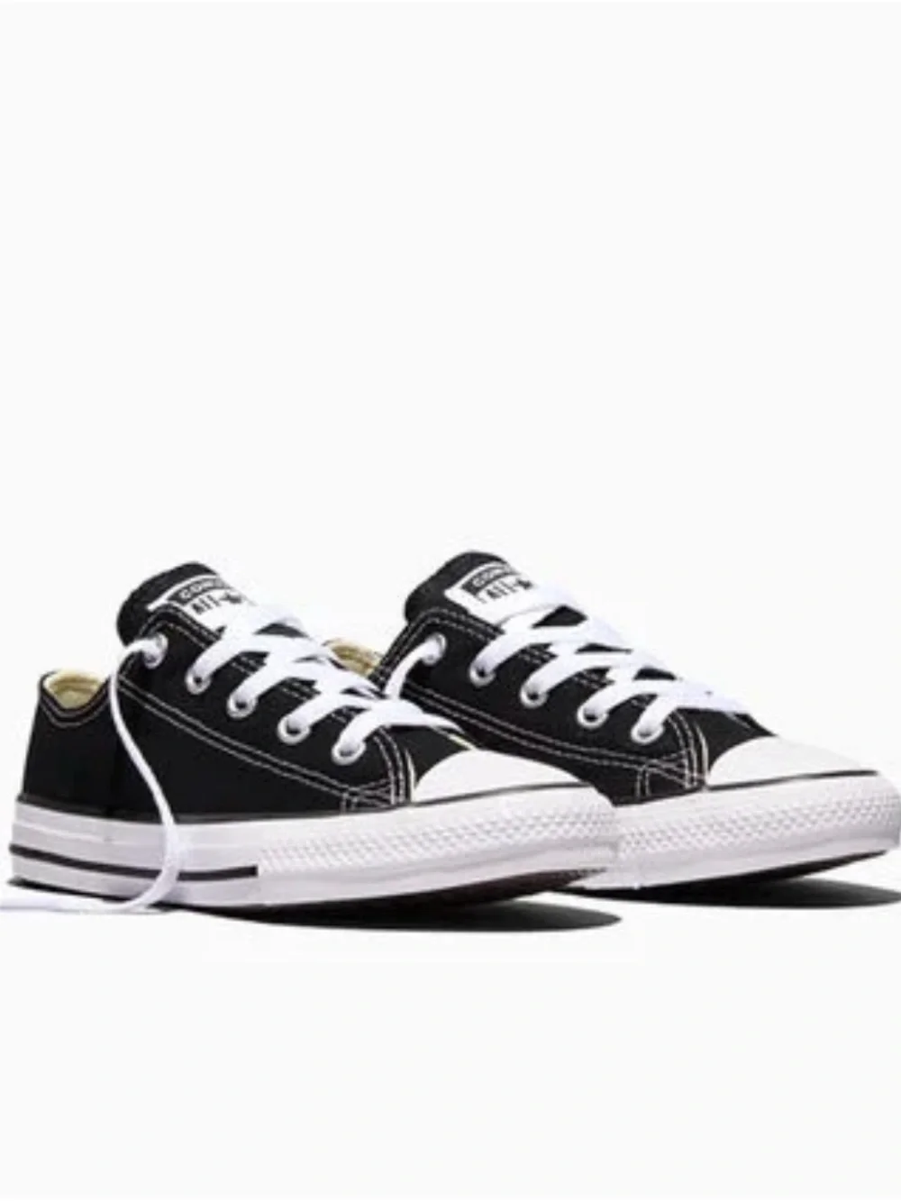 Converse Kids Low Top Sneakers - Black & White